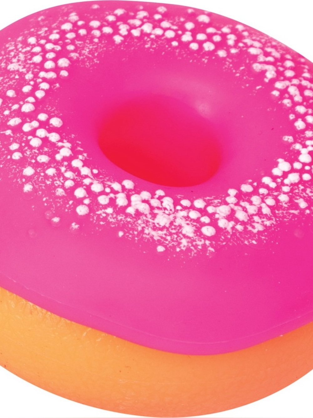 Schylling Needoh Pink Donut Sensory Toy - Switch & Swap Frosting - Picture 6 of 6